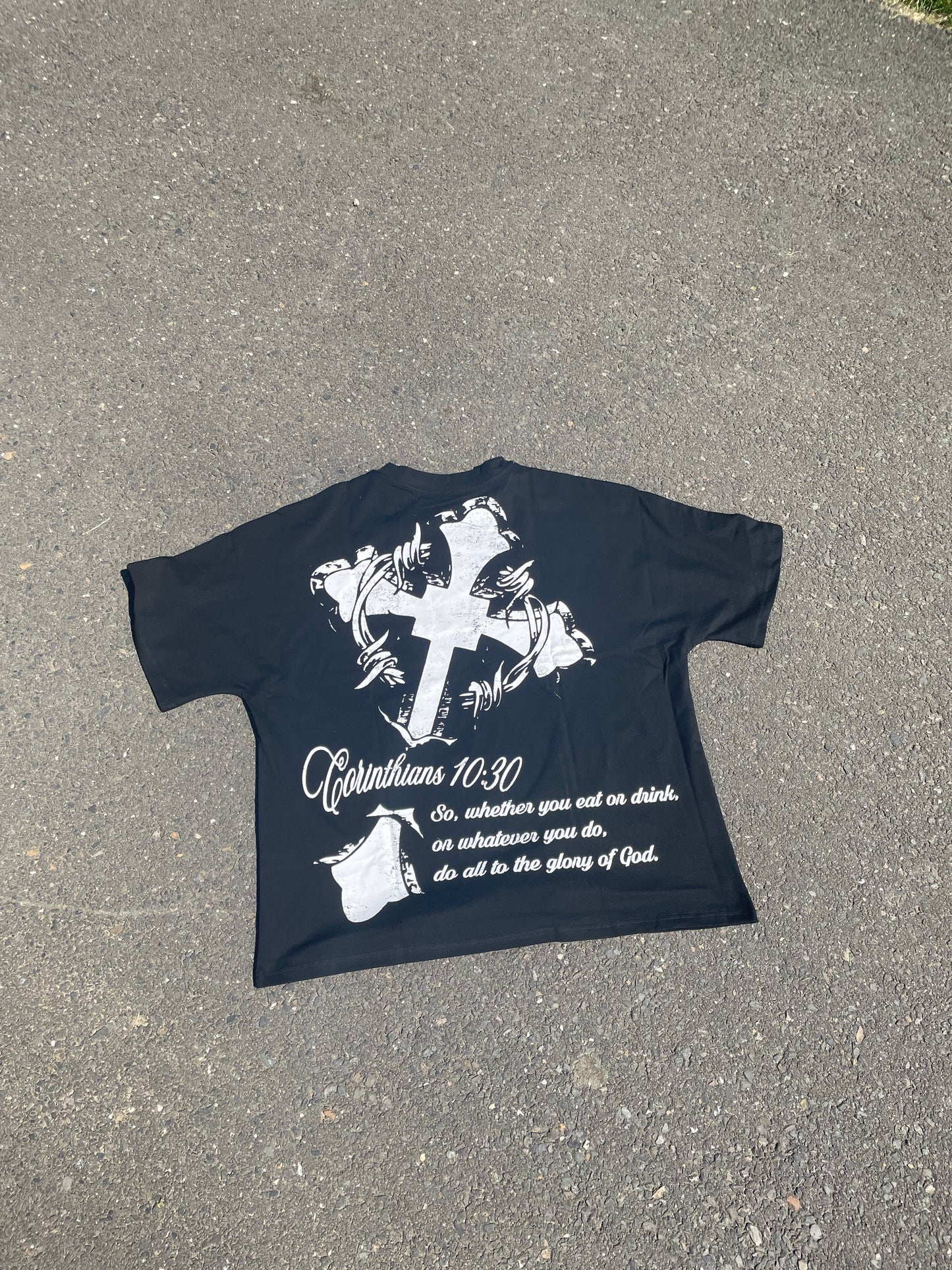 “JESUS” Oversized Boxy T-Shirt