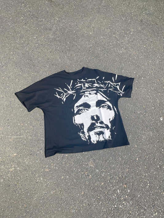 “JESUS” Oversized Boxy T-Shirt