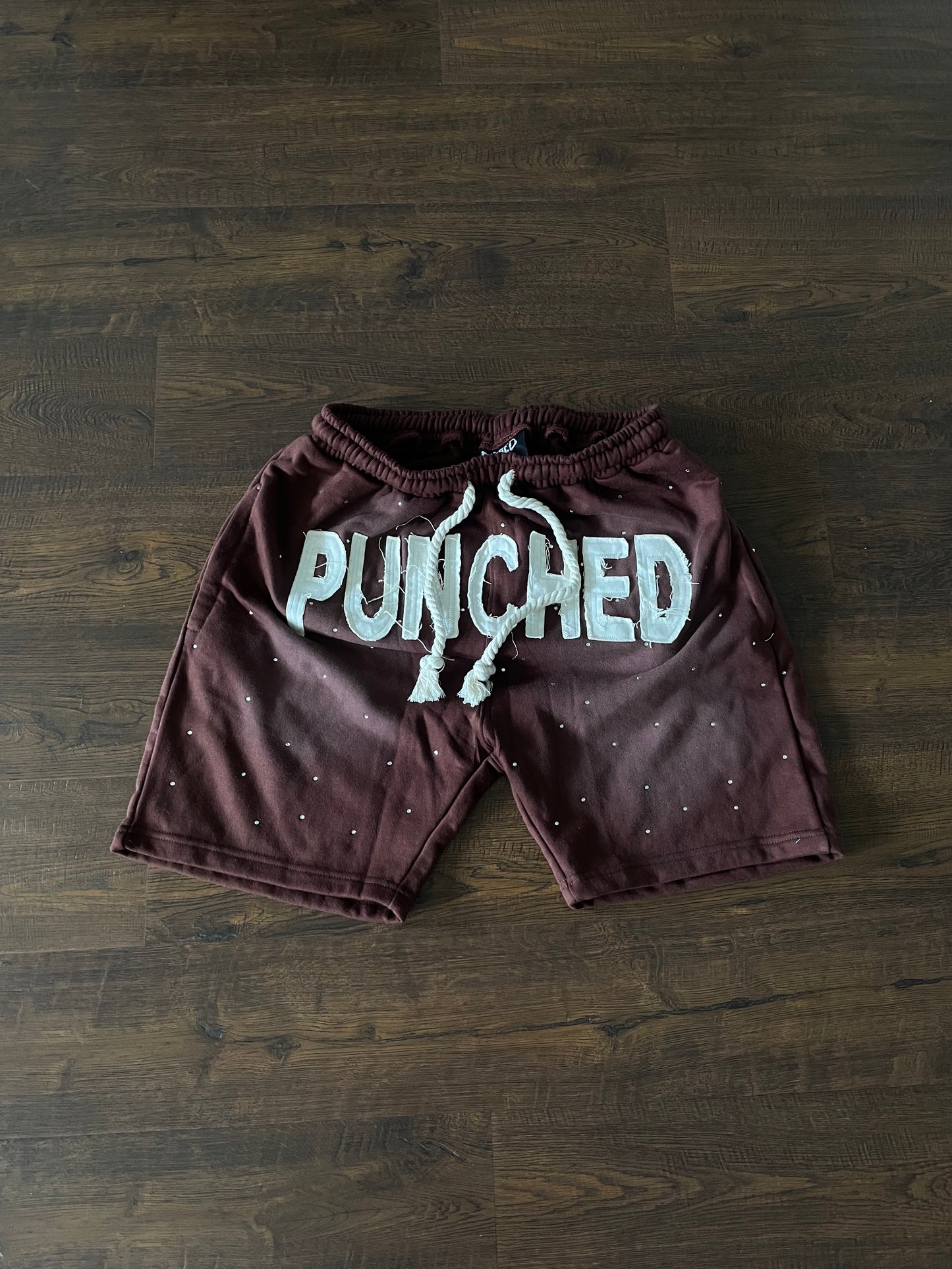 Mocha Punched Shorts